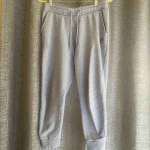Grey sweatpants